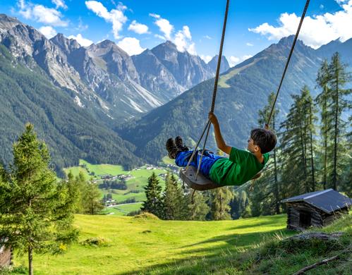 Sommerurlaub mit Kind Alpen